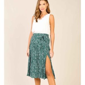 Green Midi Skirt
